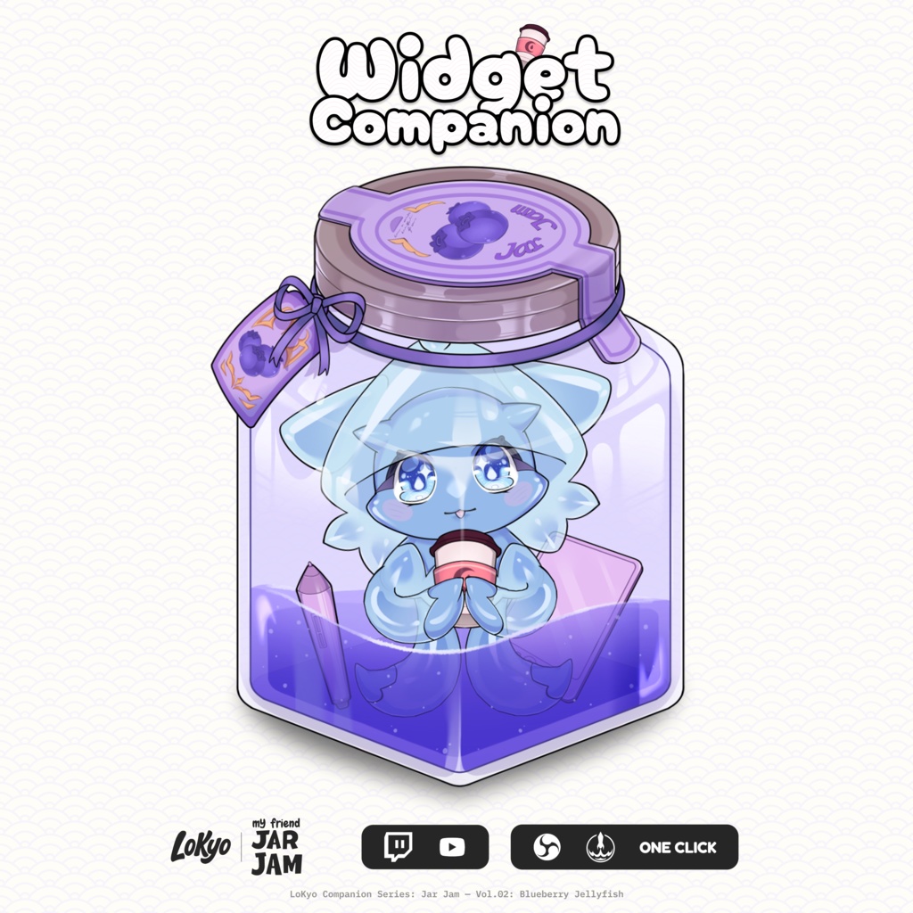 Jar Jam — Vol.02：Blueberry Jellyfish（ブルーベリー・ジェリーフィッシュ）