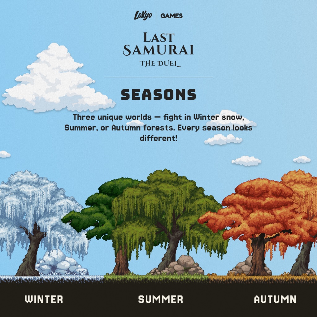 Last Samurai: The Duel|ピクセルアートRPGストリームウィジェット|Twitch YouTube チャットゲーム|OBS StreamElements対応