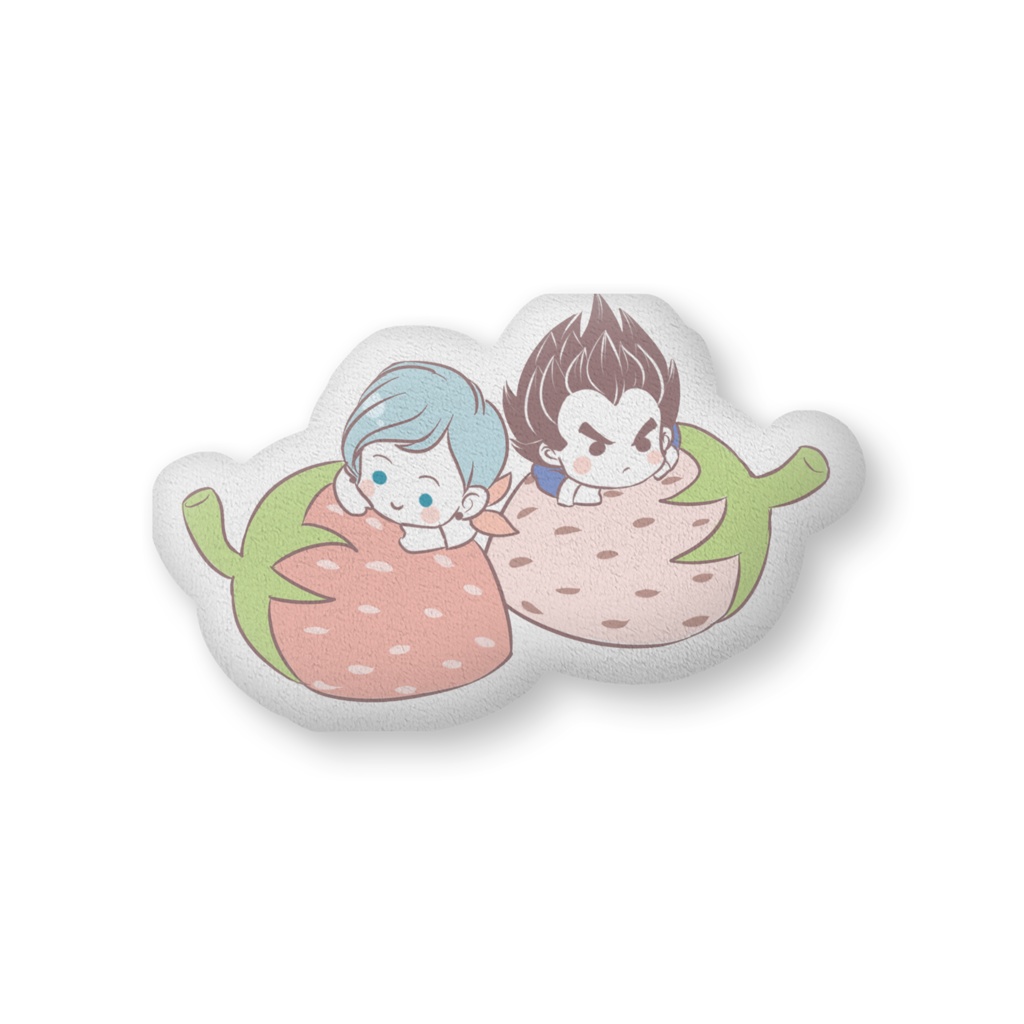 Vegebul Strawberries Pillow
