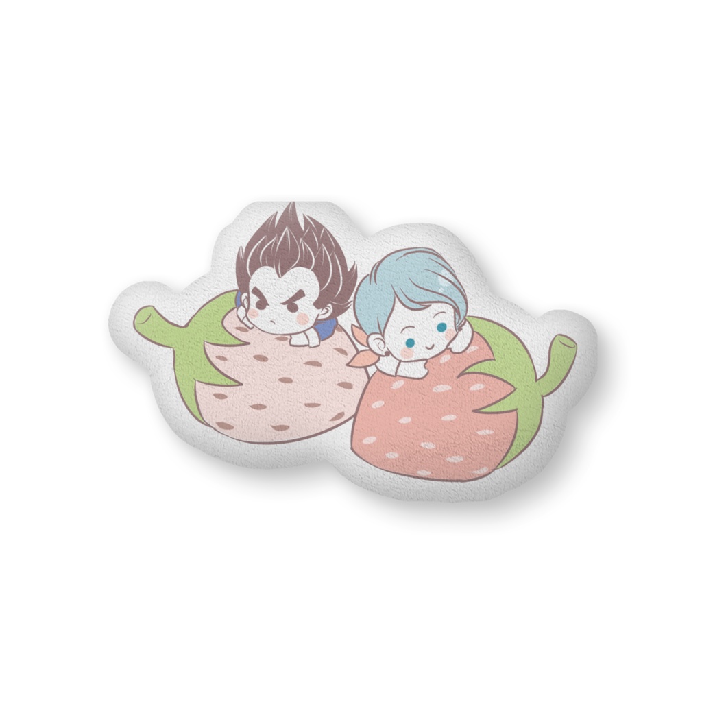 Vegebul Strawberries Pillow