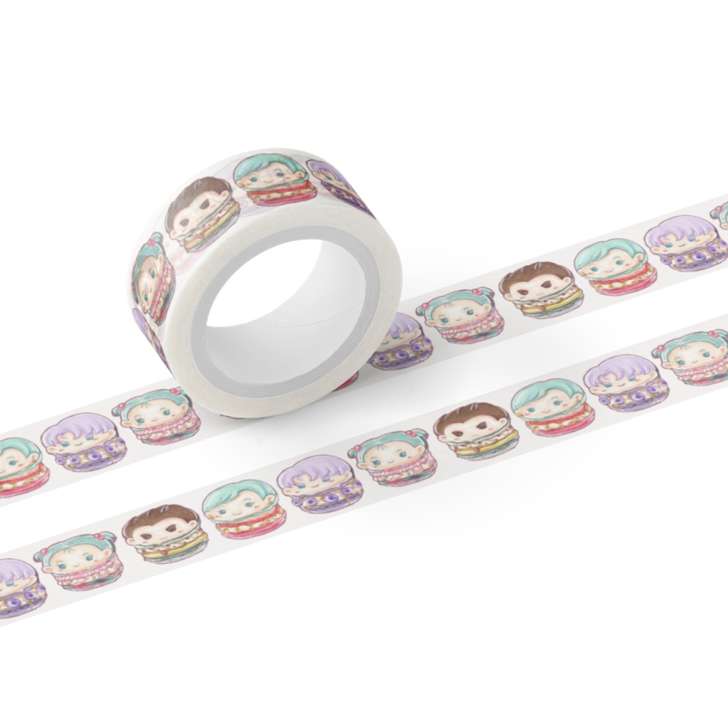 CC Family Macarons Washi Tape