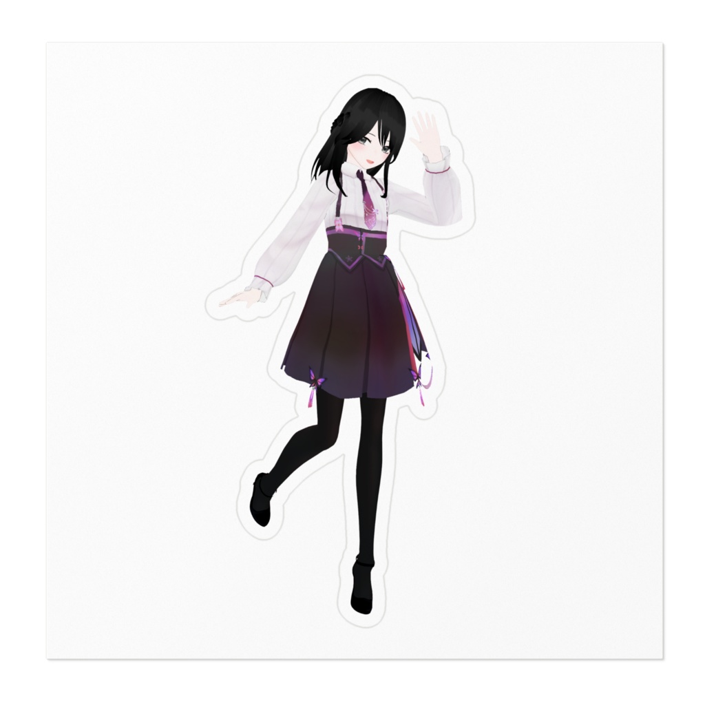 白雪ひかりステッカー01