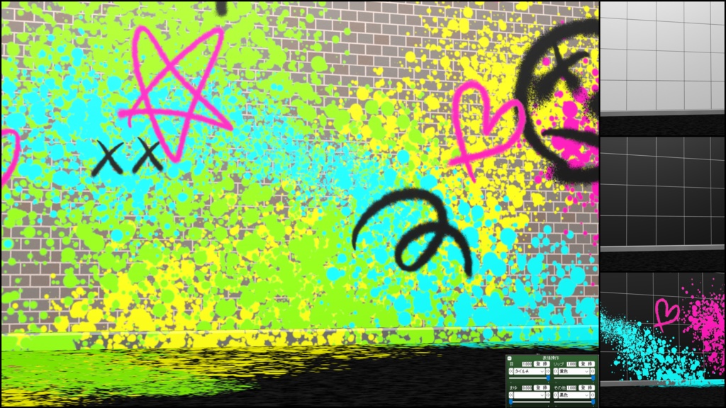 MMDステージ：落書きステージ