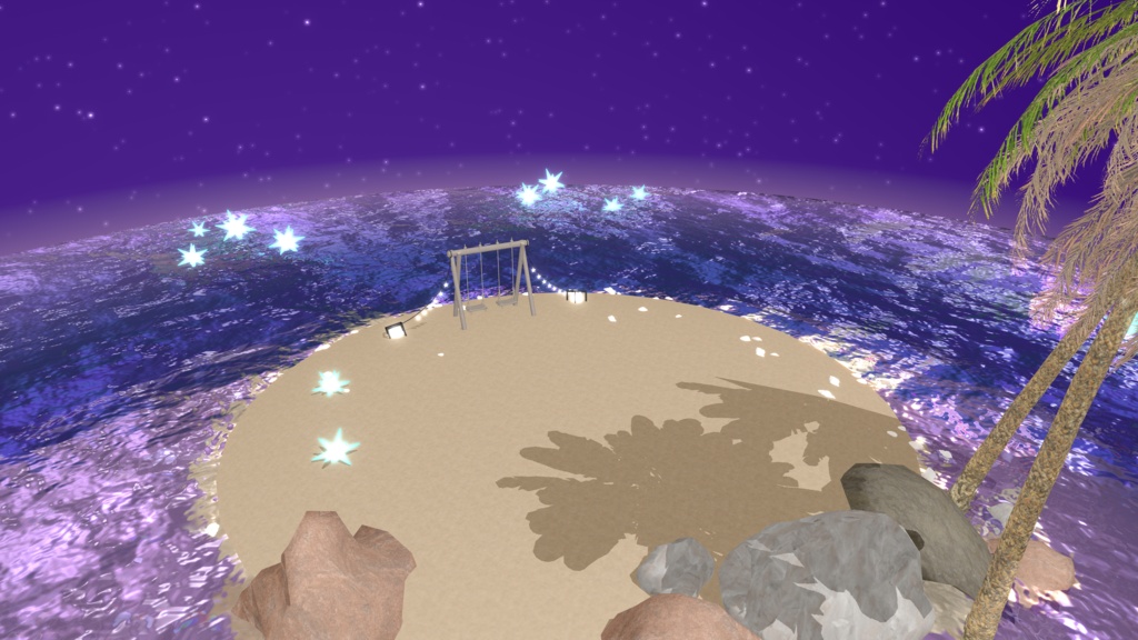 MMDステージ：星の降る小さな島