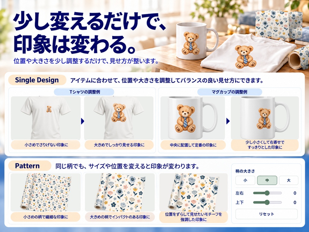 SellFlow Studio™ Design Product Explorer|デザインの商品展開・モックアップ作成ツール