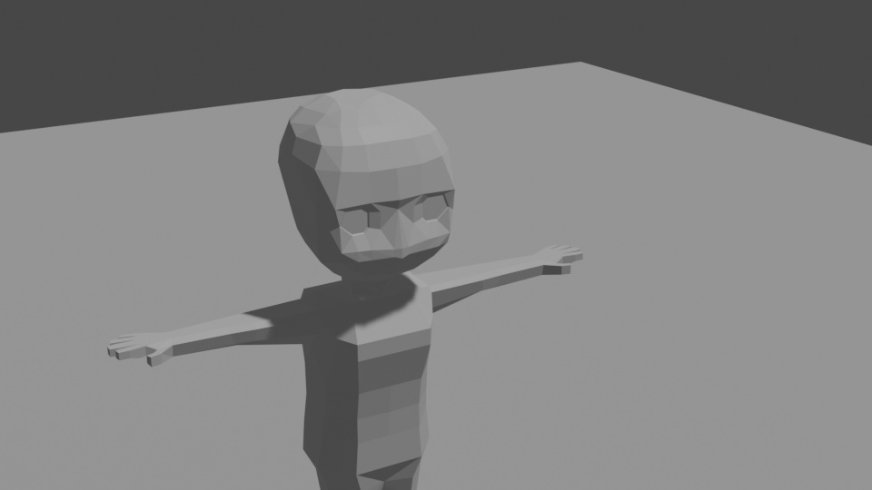 3Dキャラクターモデル_低頭身_by yunit_studio