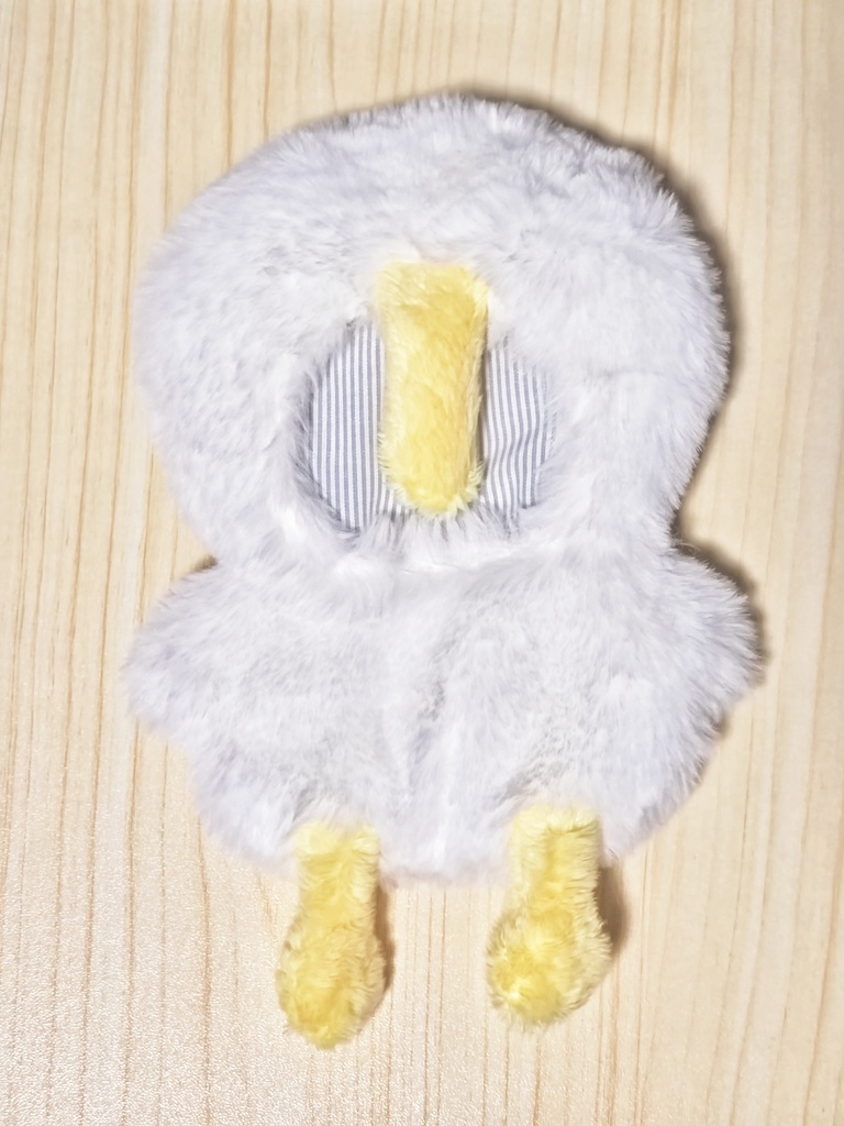 とりの着ぐるみ(10-12cmぬい向け)