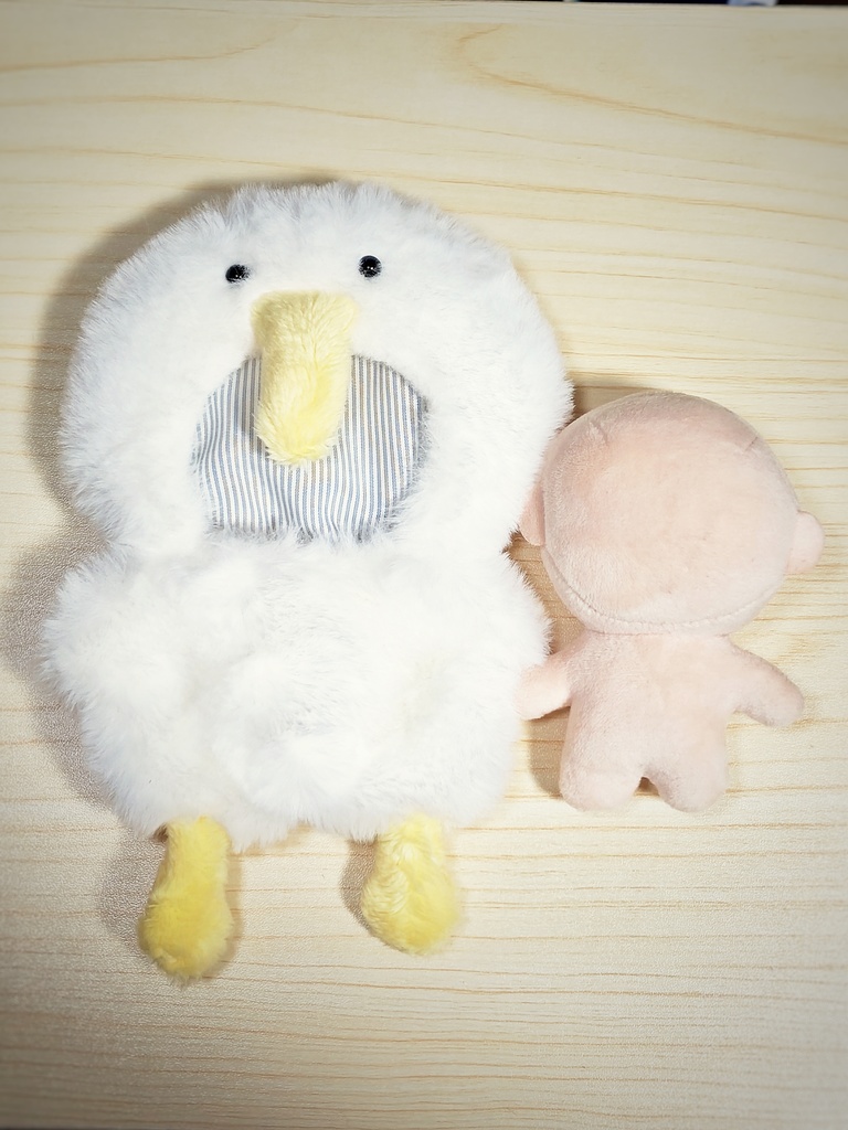 とりの着ぐるみ(10-12cmぬい向け