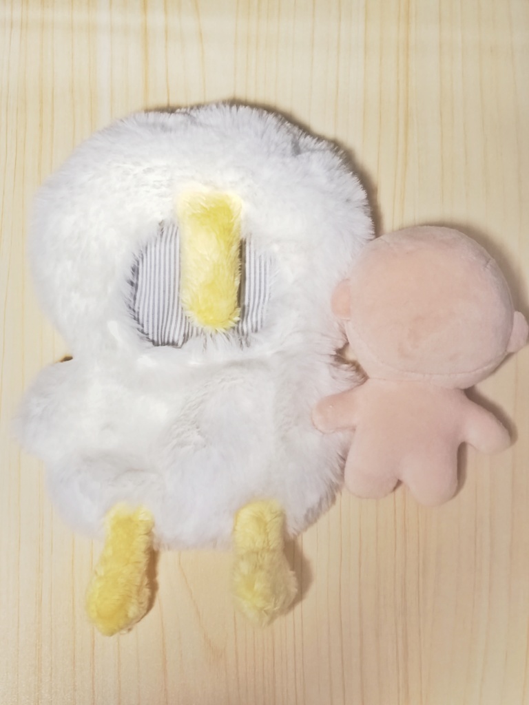 とりの着ぐるみ(10-12cmぬい向け)