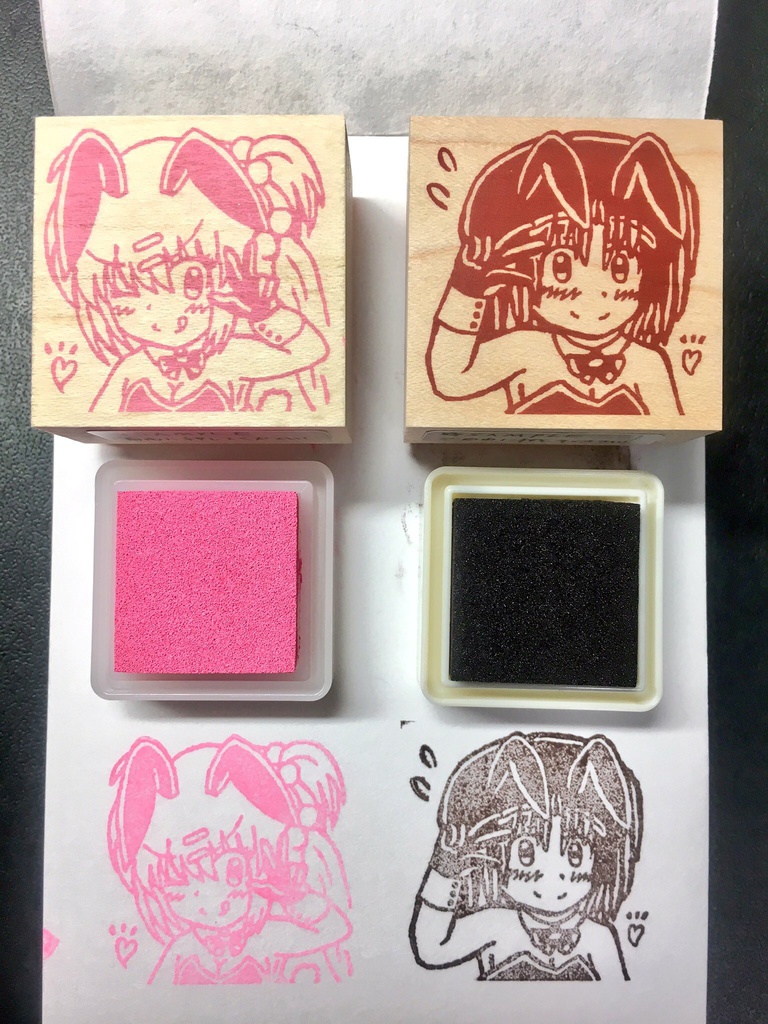葉留理樹バニースタンプ