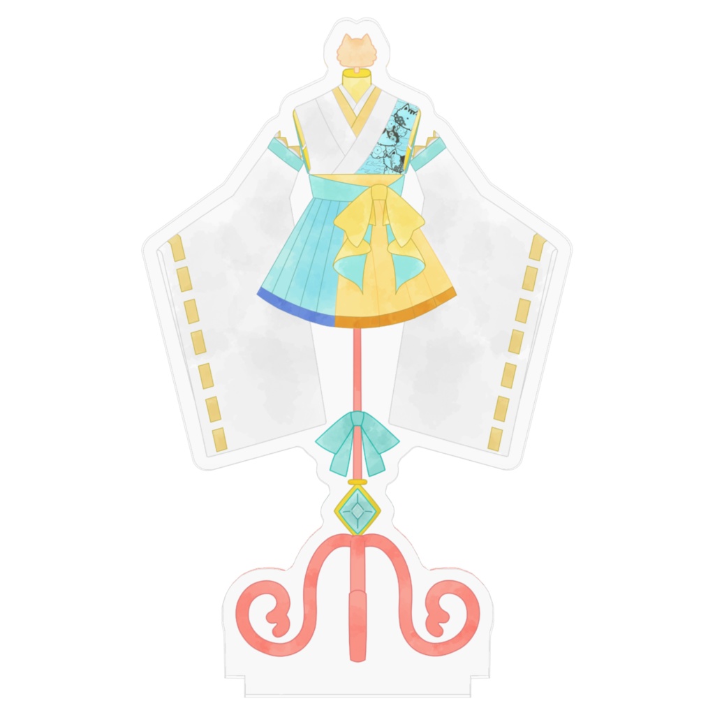 アクリルスタンド【トルソー/④巫女】