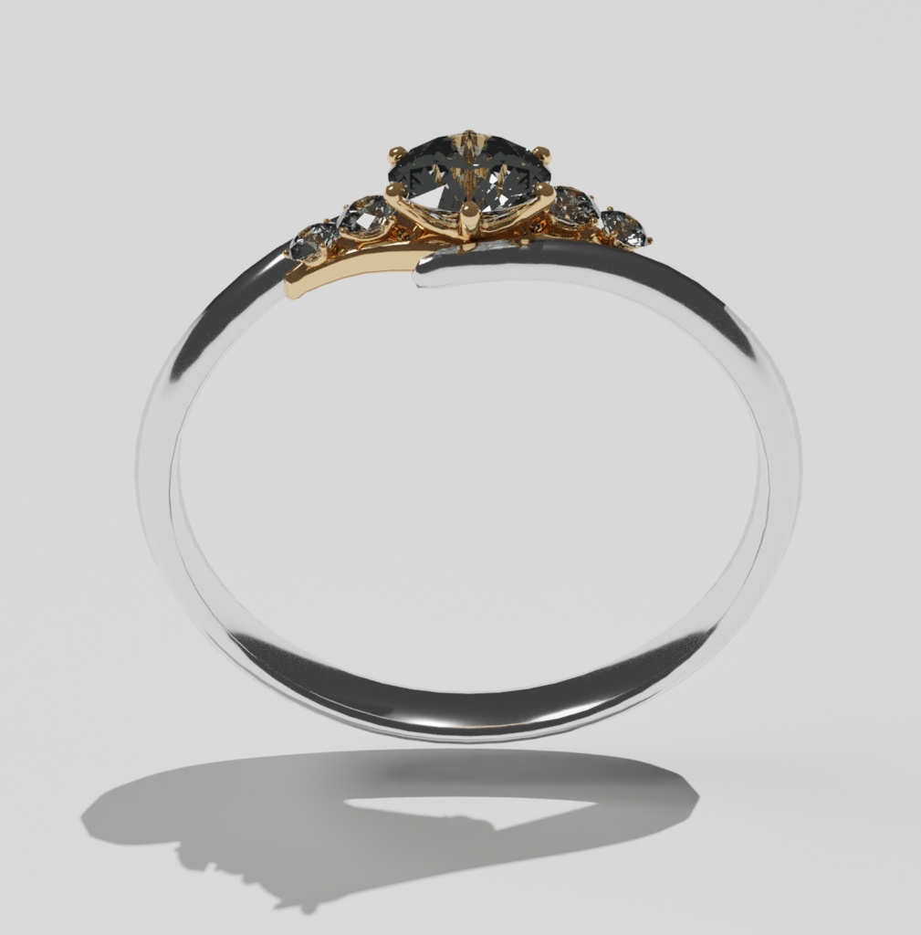 【VRChat想定】5石のリング