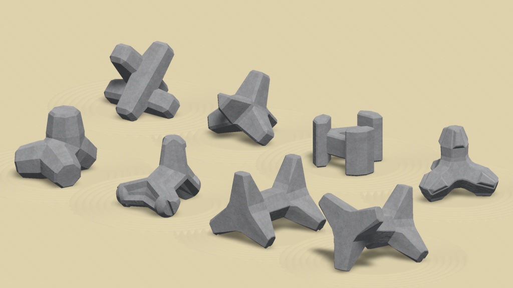 【無料】消波ブロック【VRChat想定】