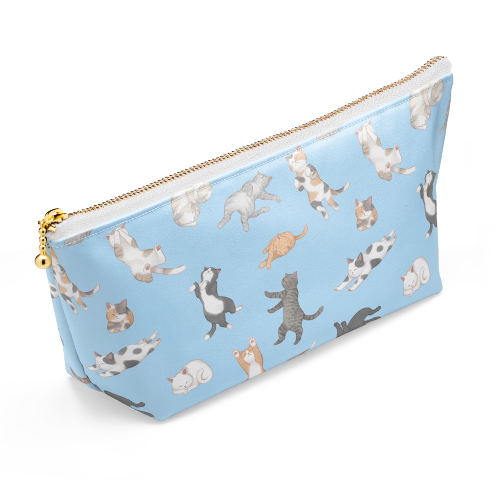 寝子/猫/ポーチ 全3色