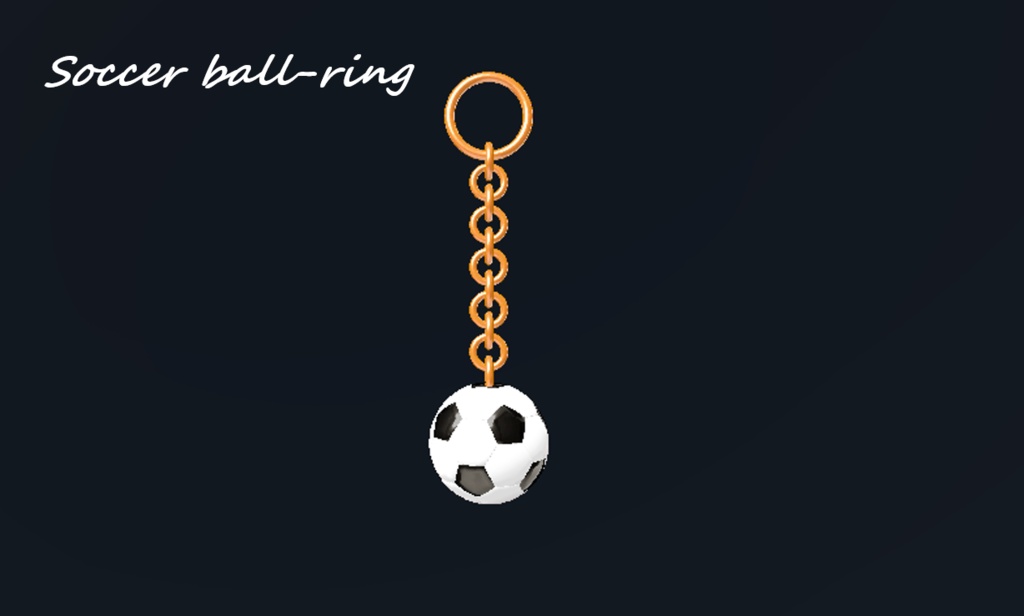 サッカーボールイヤリング
