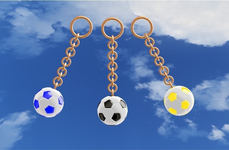 サッカーボールイヤリング