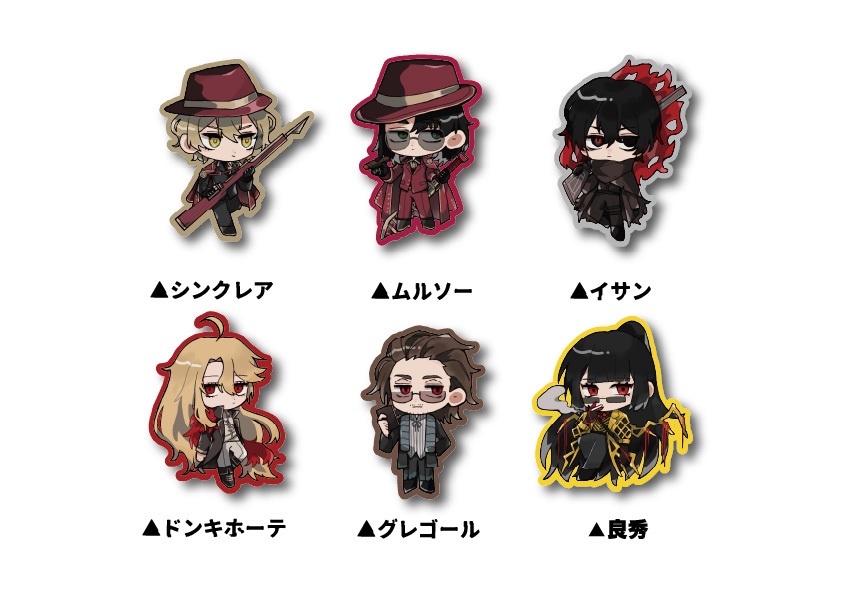 LimbusCompany人格シールセットA