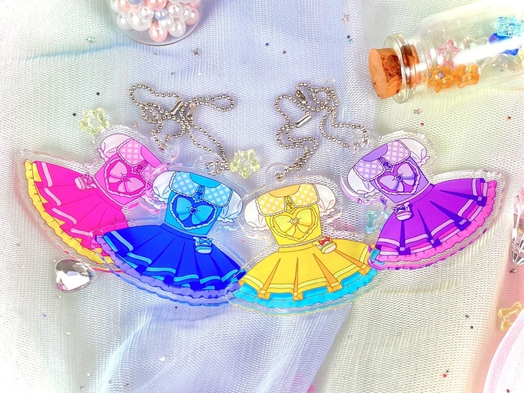 衣装アクリルキーホルダー
