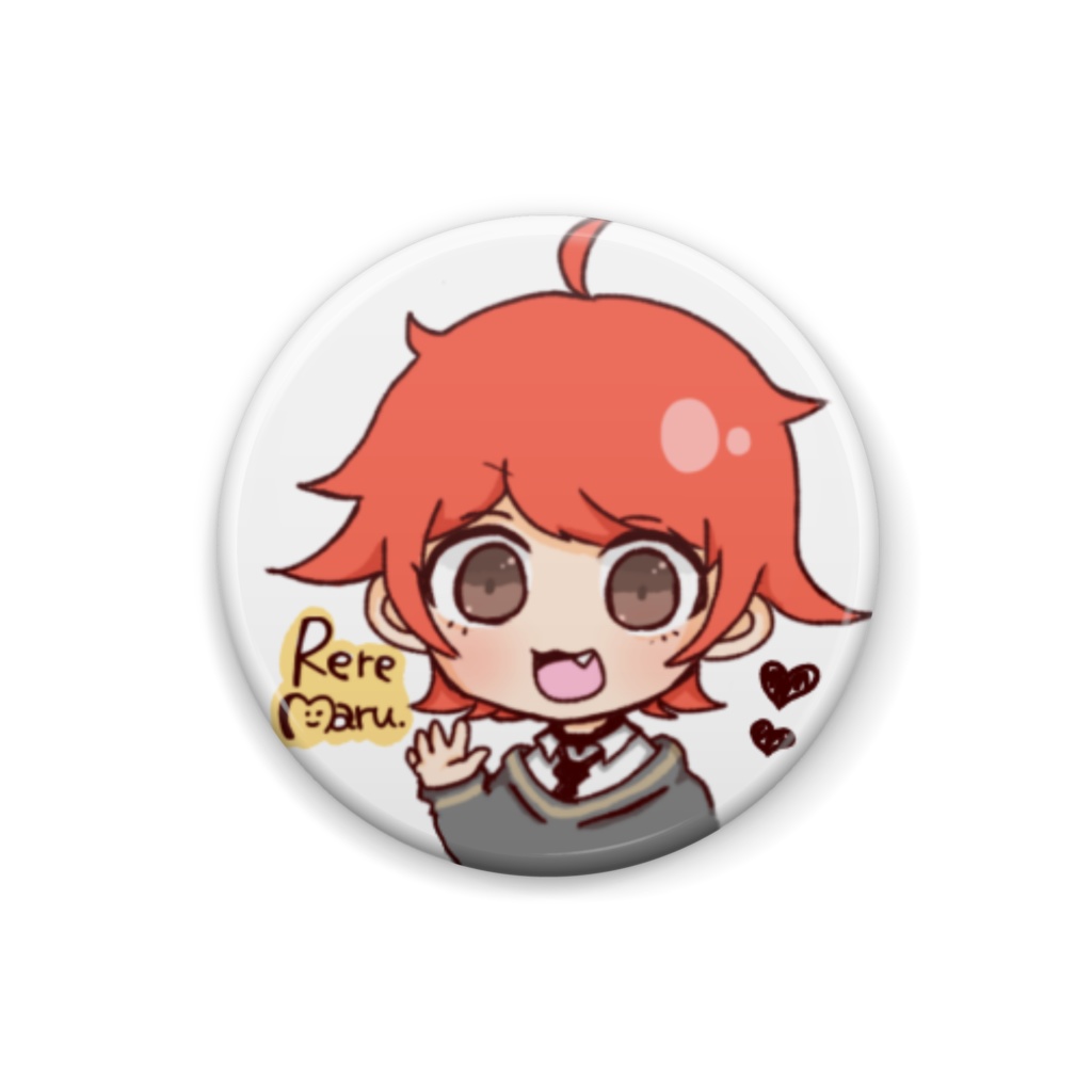 れれまる。缶バッジ