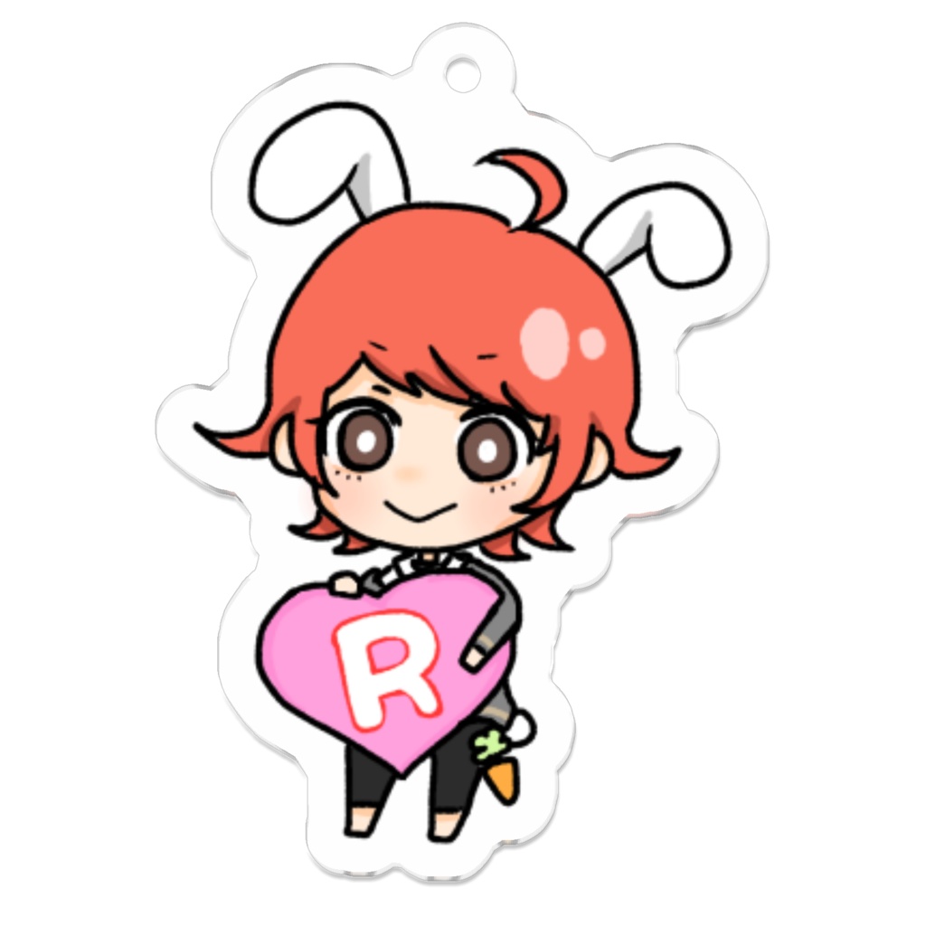 れれまる。アクリルキーホルダー