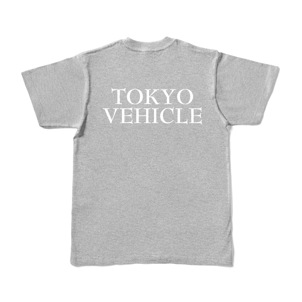 TOKYO VEHICLE オリジナルTシャツ 杢グレー