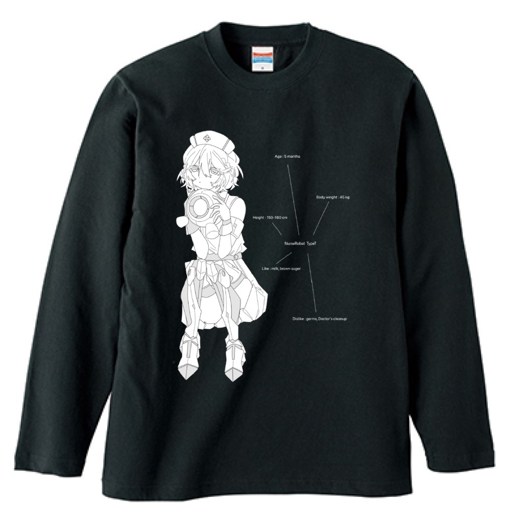 ナースロボ_タイプT デザインTシャツ
