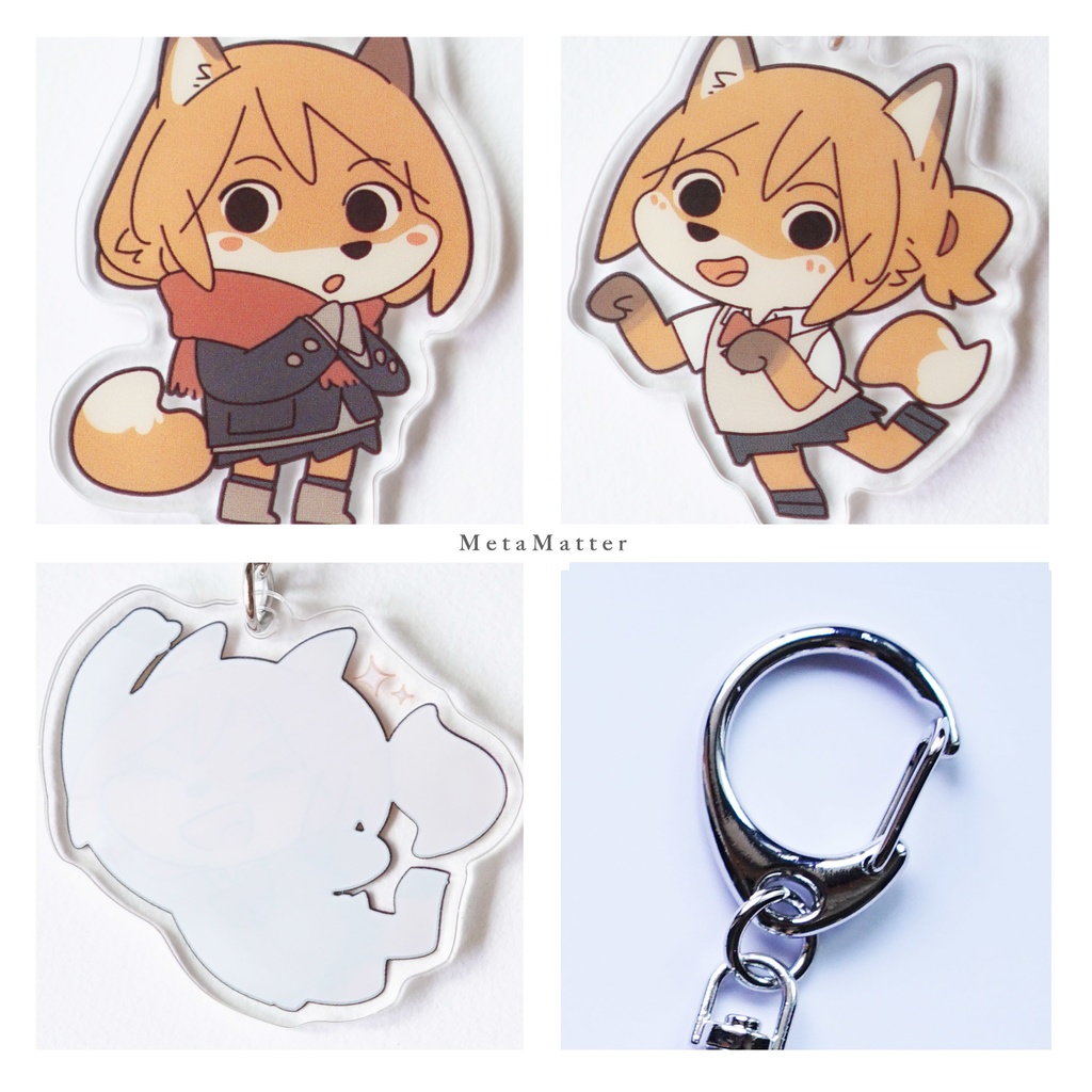 【Yagi】Fox girl(Key chain fob)