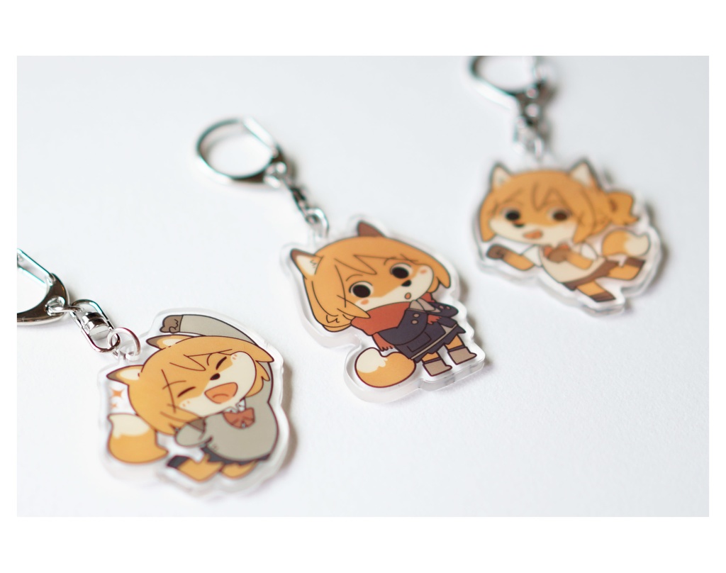 【Yagi】Fox girl(Key chain fob)