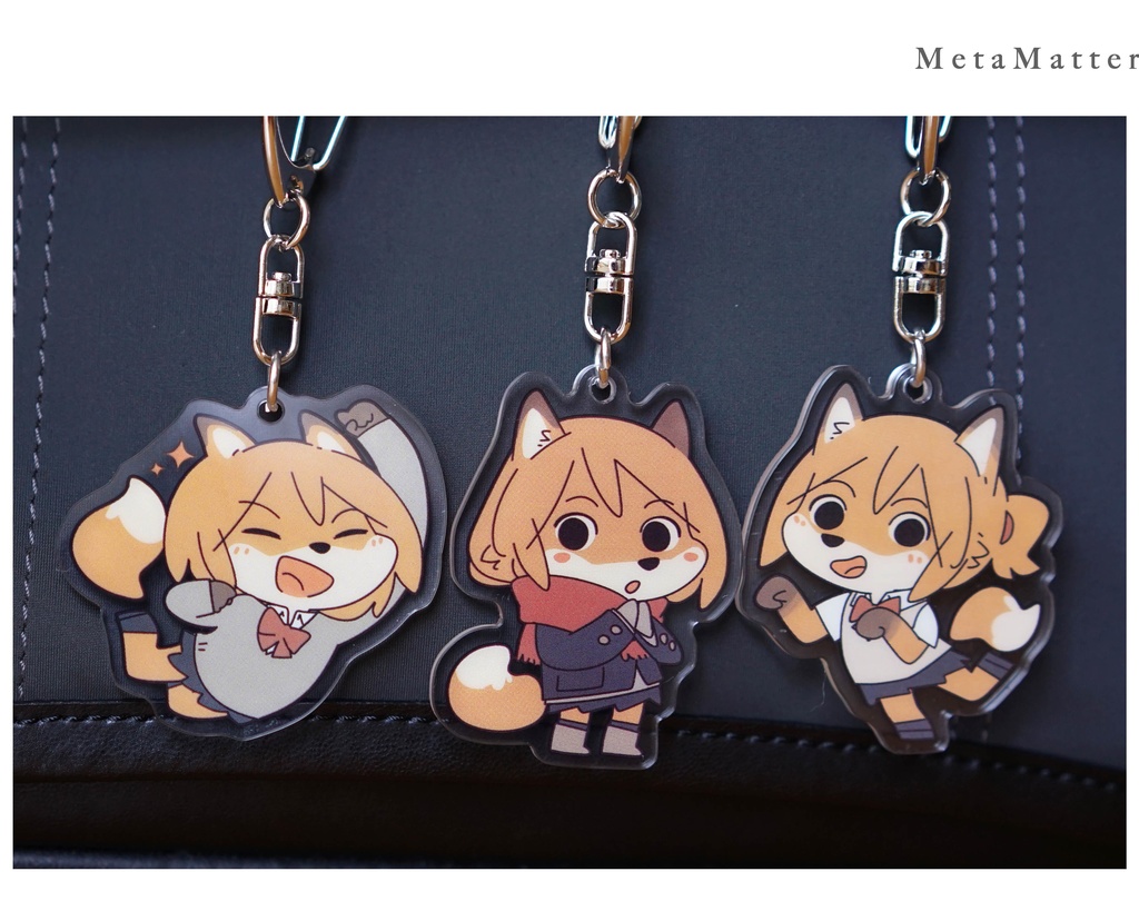 【Yagi】Fox girl(Key chain fob)