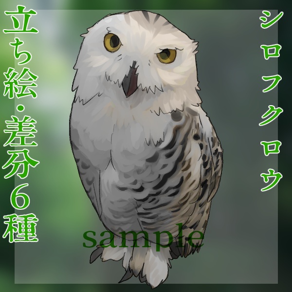シロフクロウ立ち絵