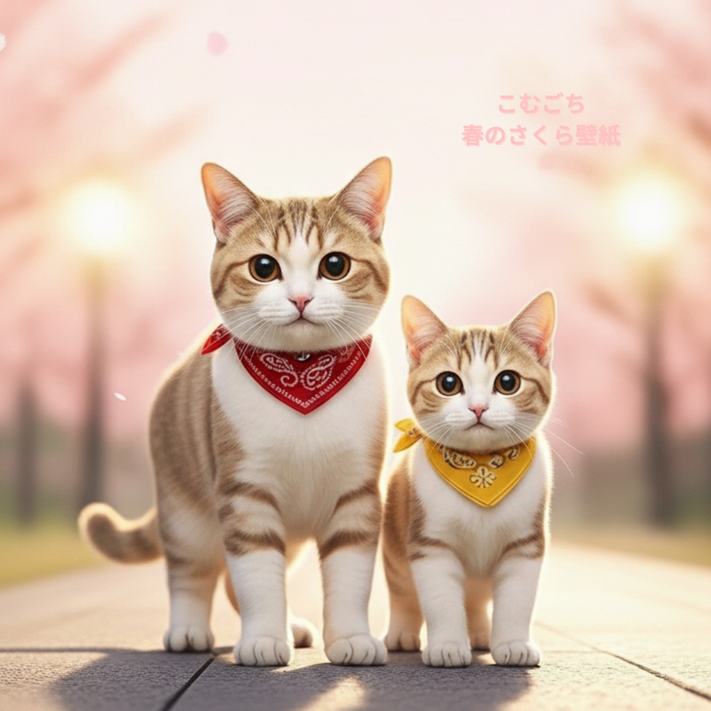 こむごち 春のさくら壁紙 Vol.1（1170×2532px）