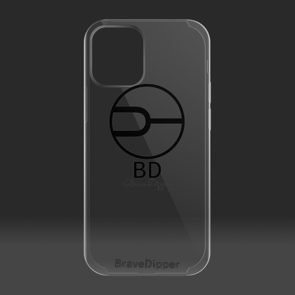 BraveDipper iPhone clear case