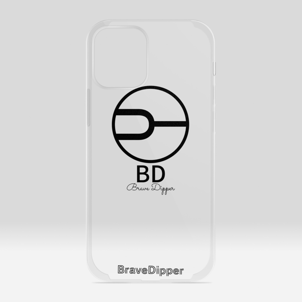 BraveDipper iPhone clear case