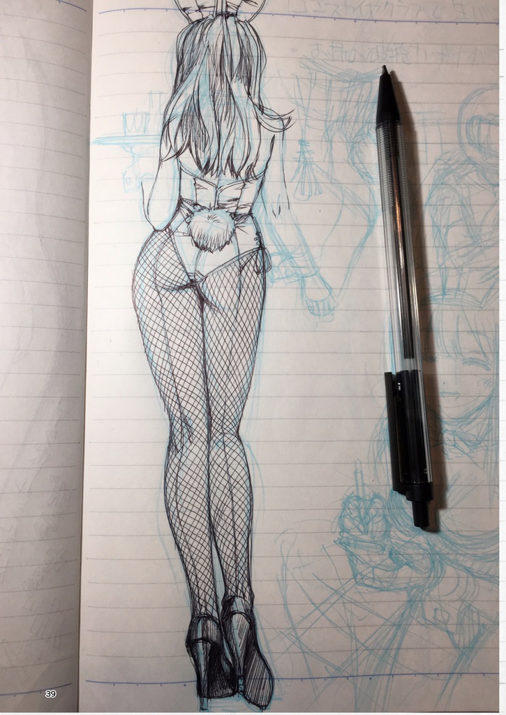 まぐ太ノート1冊目「バニーガールについて」