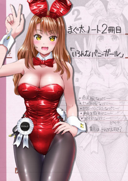 まぐ太ノート2冊目「いろんなバニーガール」