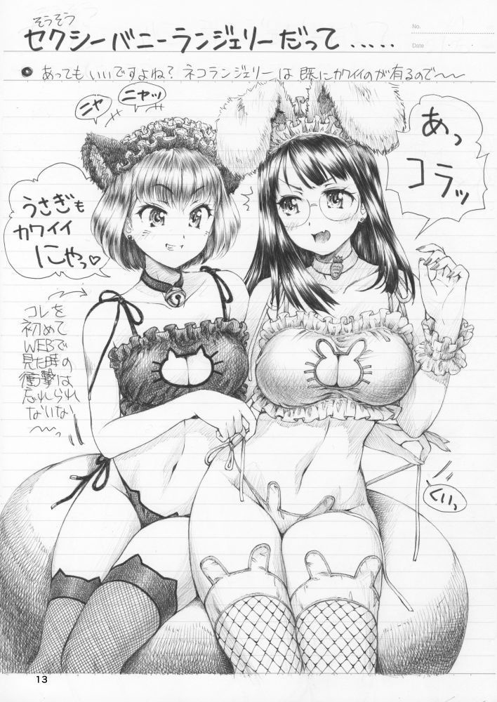 まぐ太ノート2冊目「いろんなバニーガール」