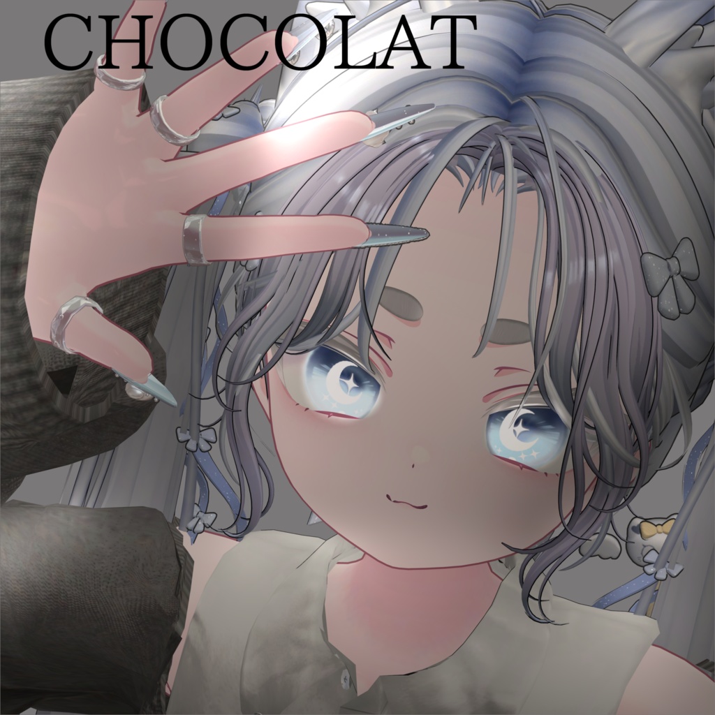 【9アバター対応】MOON EYE. Eye texture 2collar