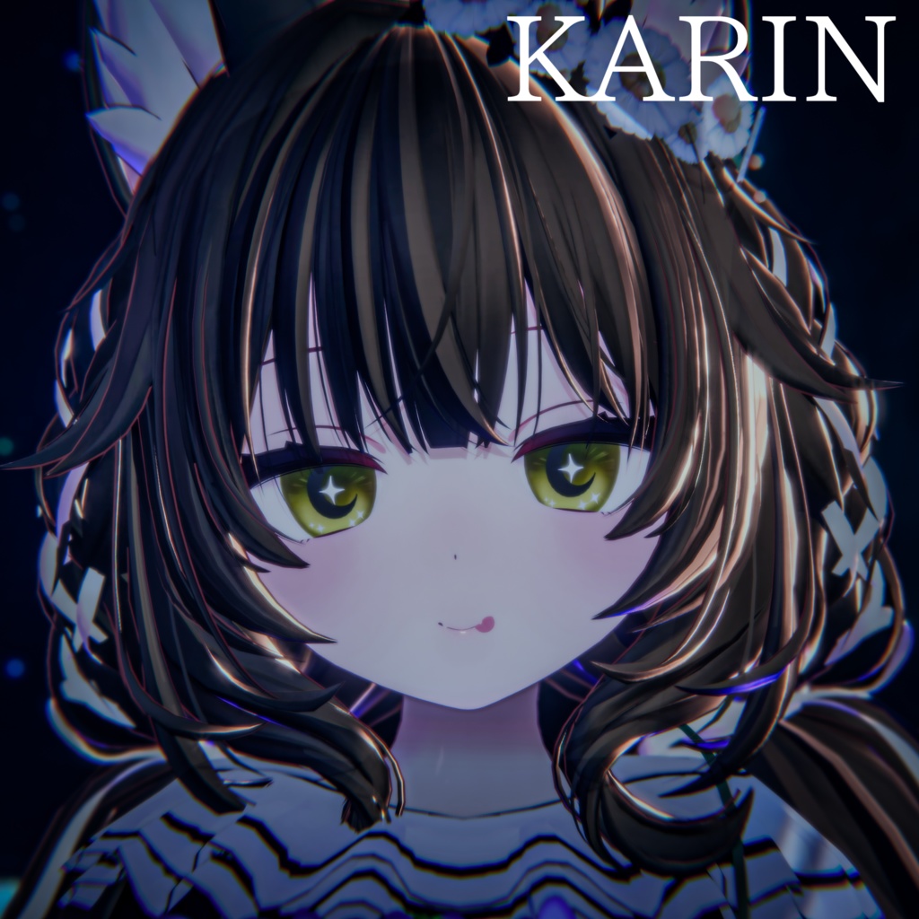 【9アバター対応】MOON EYE. Eye texture 2collar