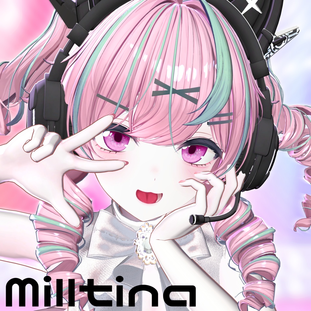 【13アバター対応】CLEAR eye textureー6color