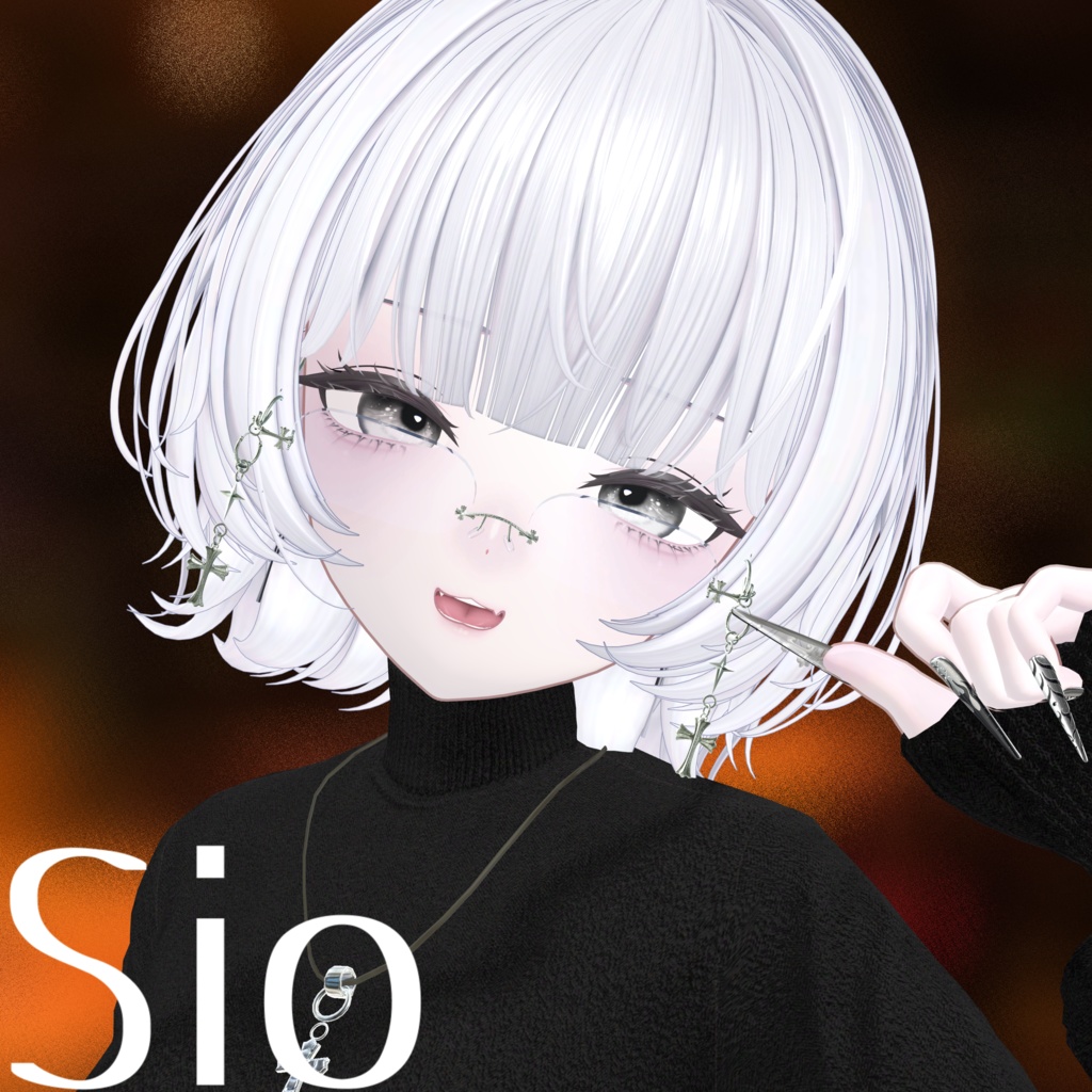 【13アバター対応】CLEAR eye textureー6color