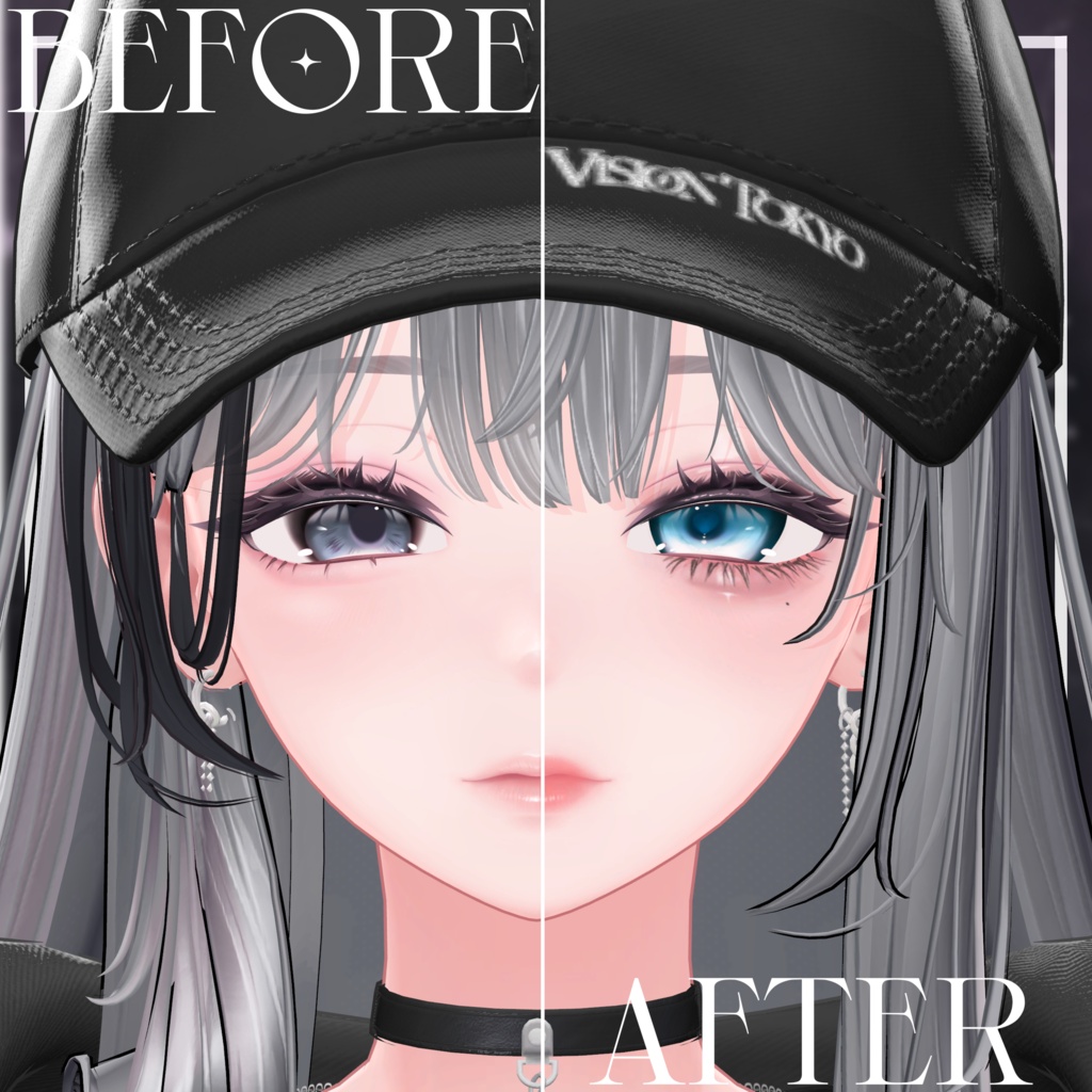 【無料あり】Misaki専用「VEXEN」 2Types make&eye texture