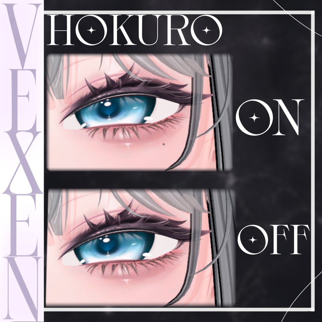 【無料あり】Misaki専用「VEXEN」 2Types make&eye texture