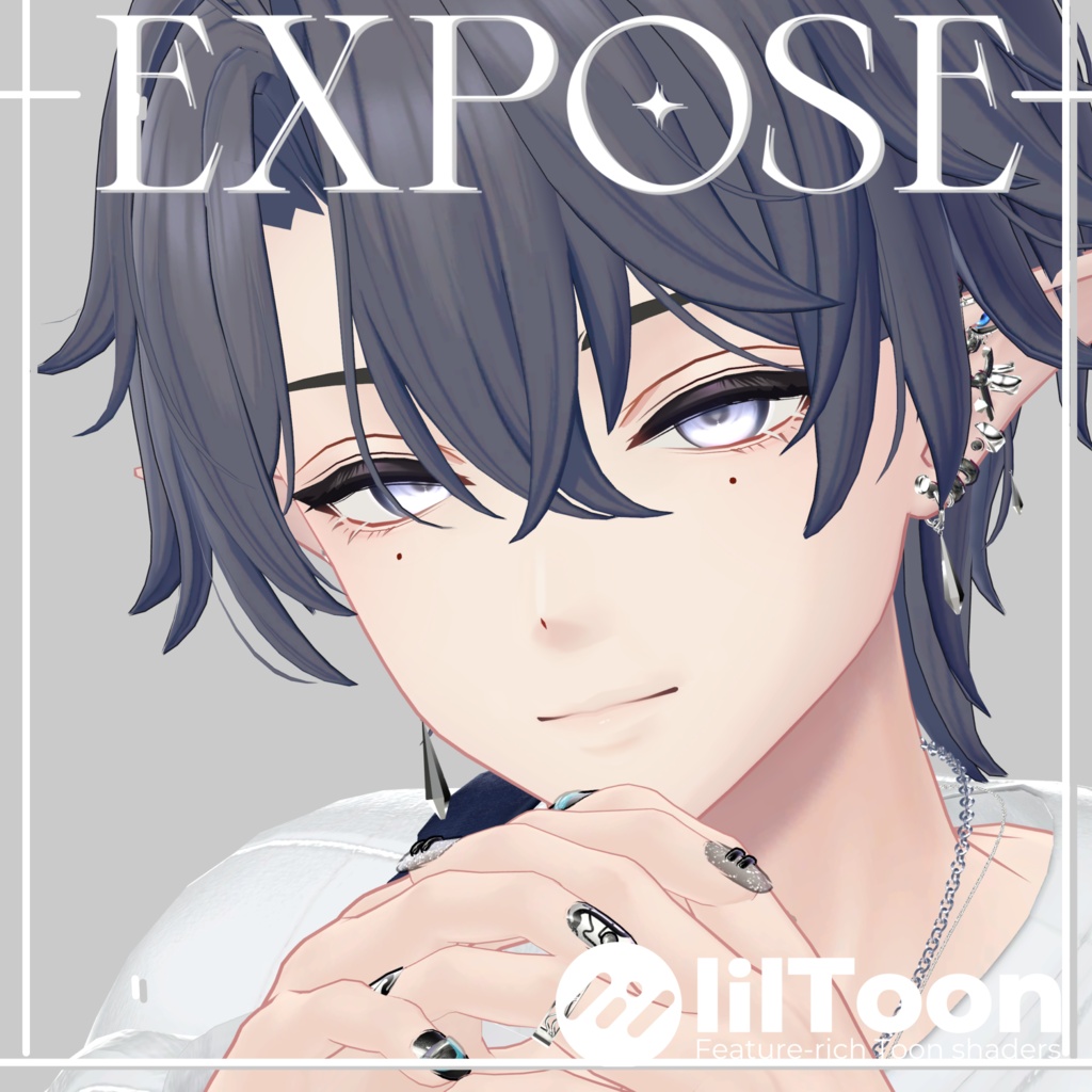 【1カラー無料】5アバター対応 EXPOSE‐Eye texture 11color