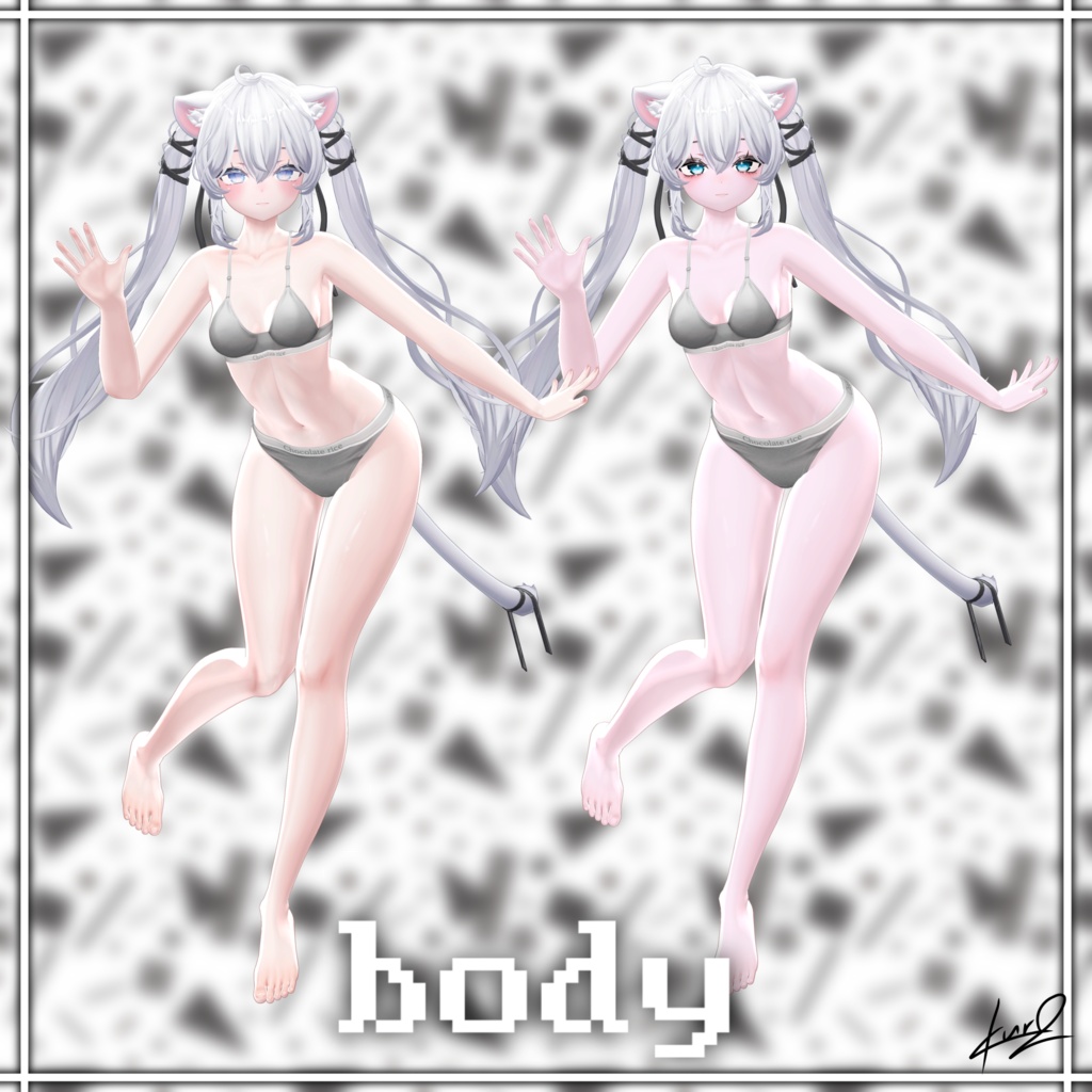 【Sio専用】‐NEIGE‐Make up&Eye Tex & Emission Mask
