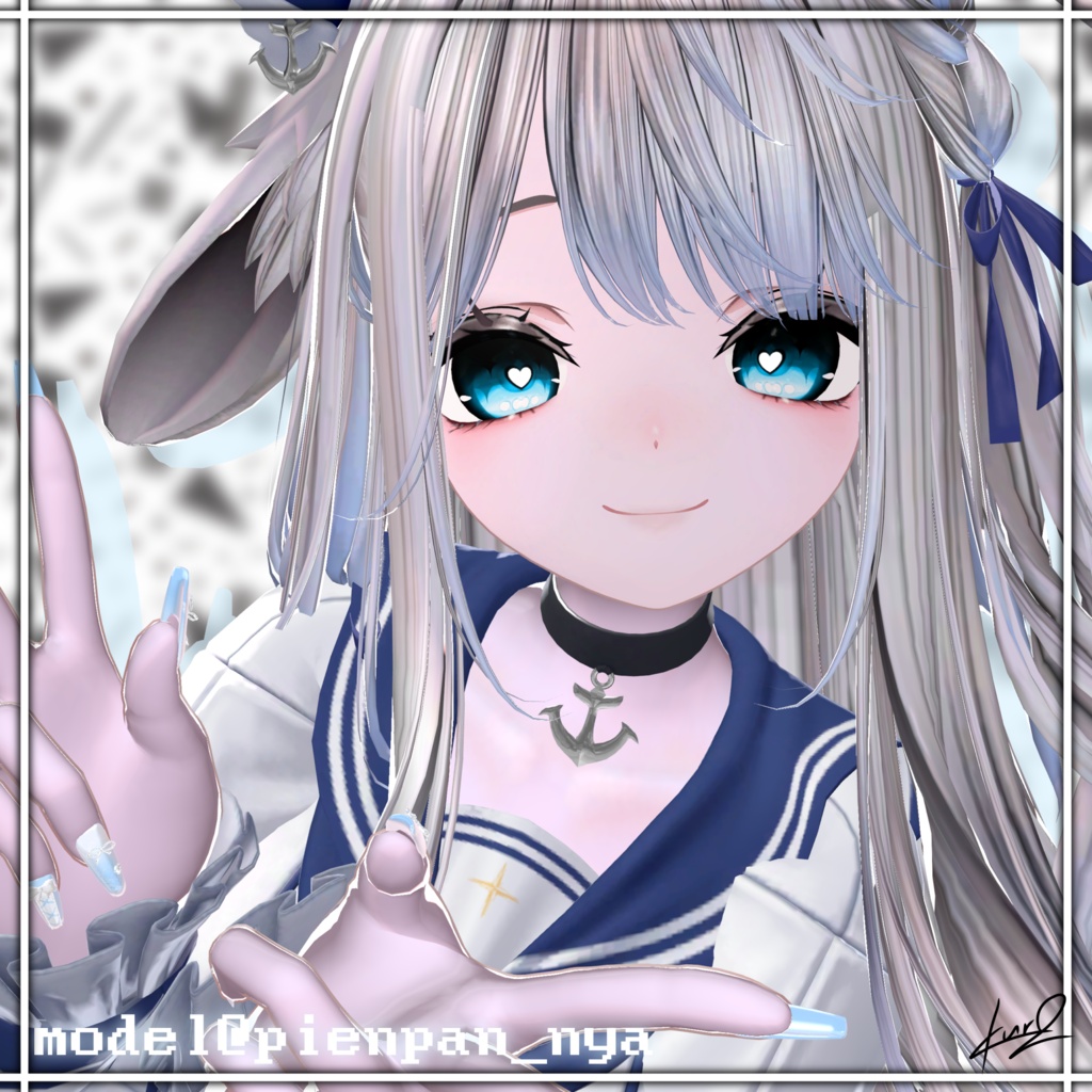 【Sio専用】‐NEIGE‐Make up&Eye Tex & Emission Mask