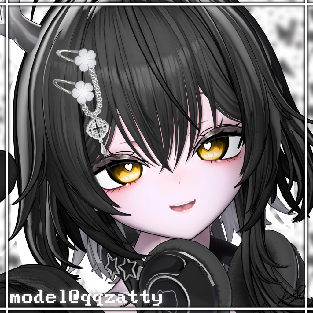 【Sio専用】‐NEIGE‐Make up&Eye Tex & Emission Mask