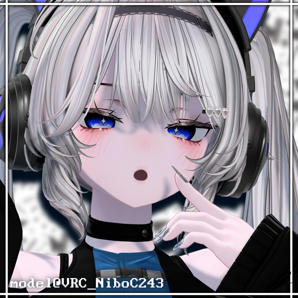 【Sio専用】‐NEIGE‐Make up&Eye Tex & Emission Mask