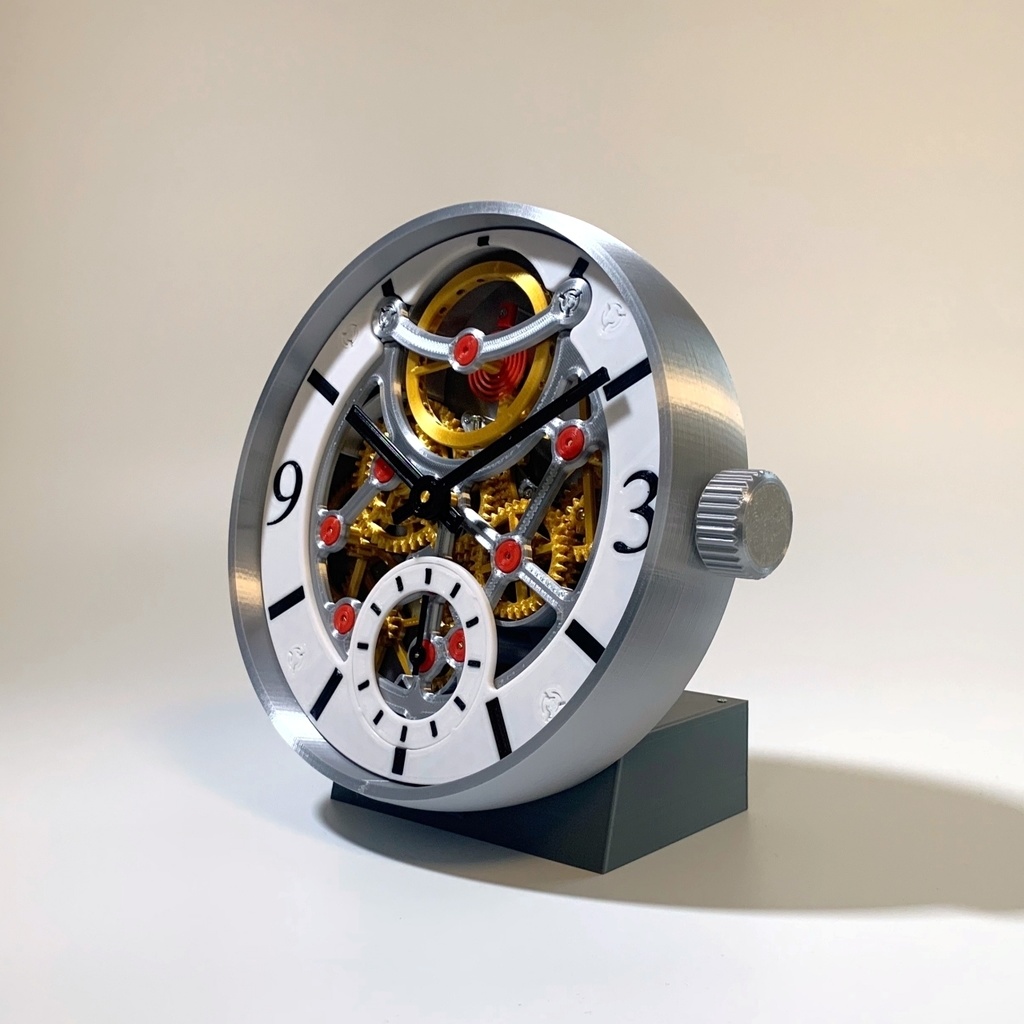 スモールセコンドの置き時計【データ】