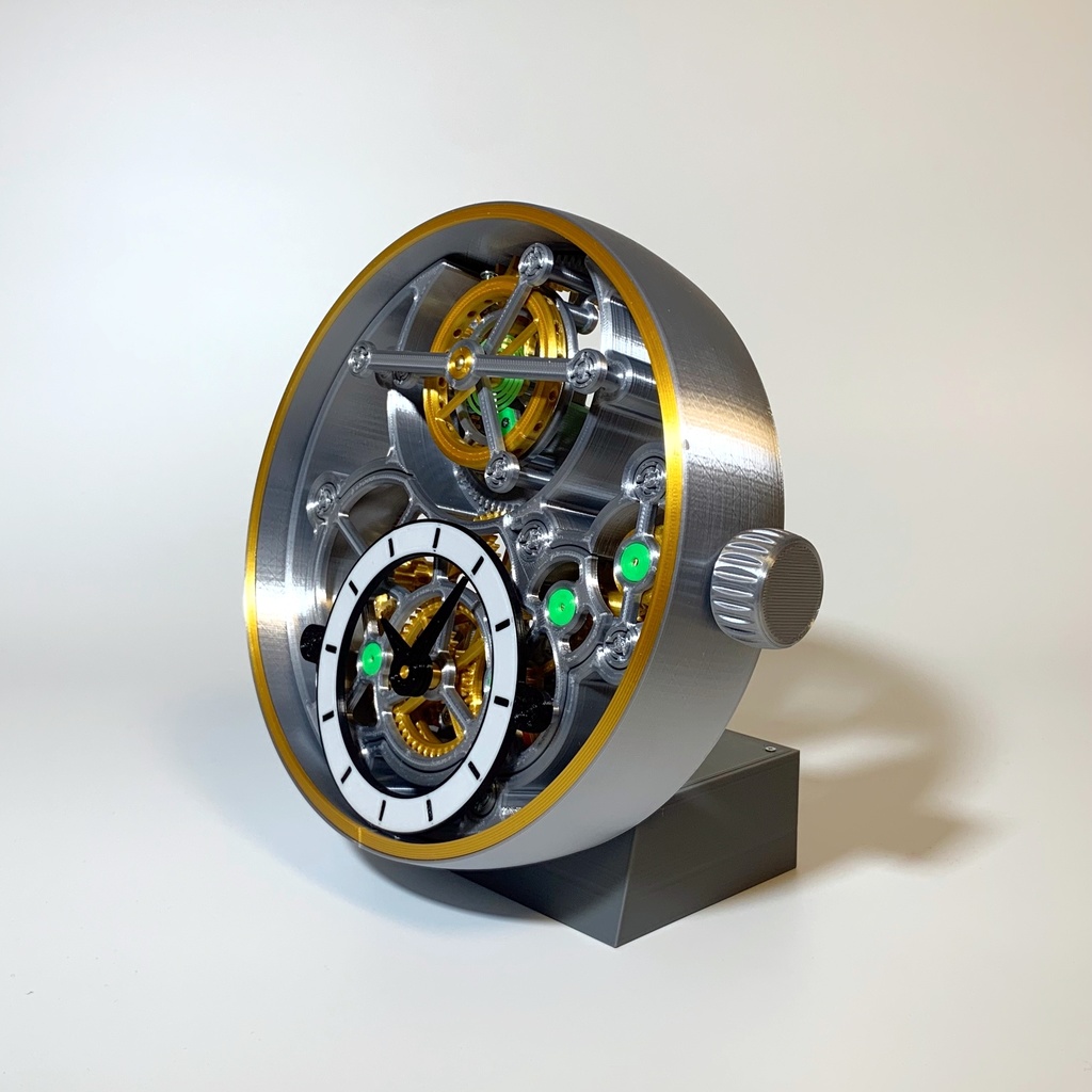 トゥールビヨンの置き時計【データ】