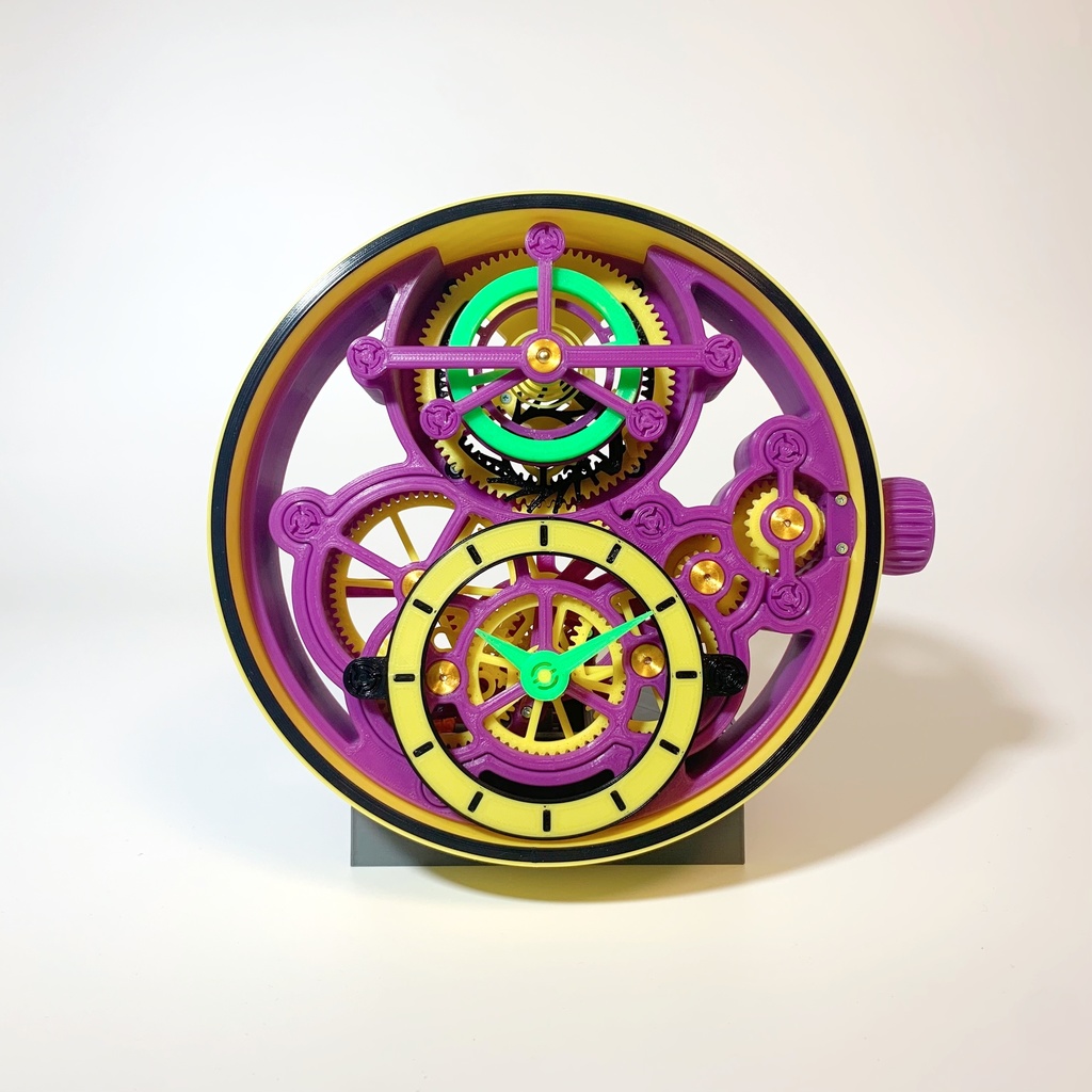 トゥールビヨンの置き時計【データ】